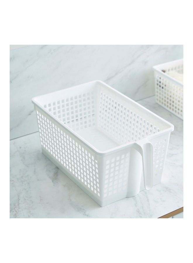 Home Box - Kevin Basket Without Lid White 19.2x34cm - Image 1