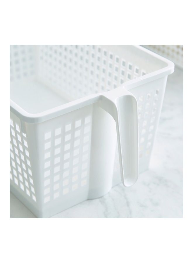 Home Box - Kevin Basket Without Lid White 19.2x34cm - Image 1