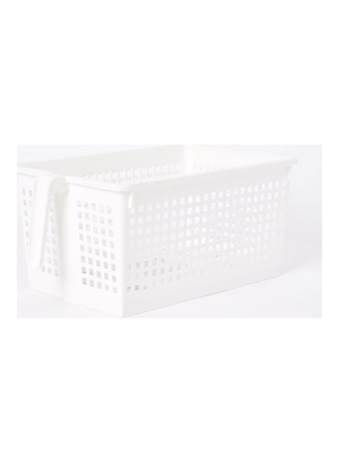 Home Box - Kevin Basket Without Lid White 19.2x34cm - Image 1