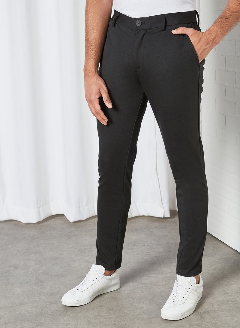 Solid Trousers Black - v1612355851/N39964462V_1