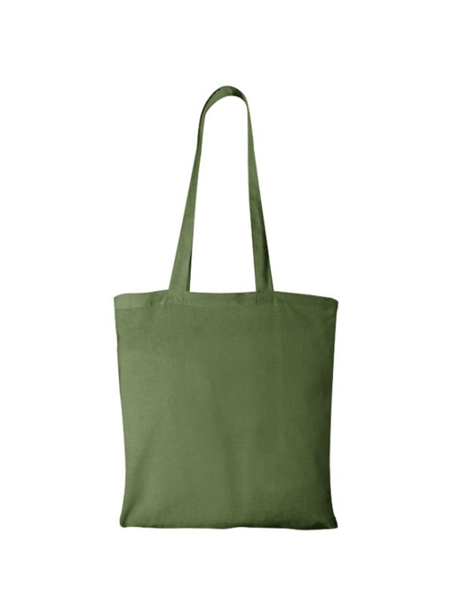 Carolina Cotton Tote Bag Green  - Image 2