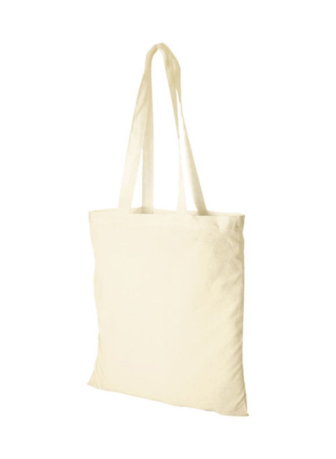 Carolina Cotton Tote Bag Beige - Image 1