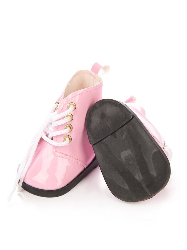 Lace-Up Ankle Boots For 18-Inch Fashion Doll  - Image 2
