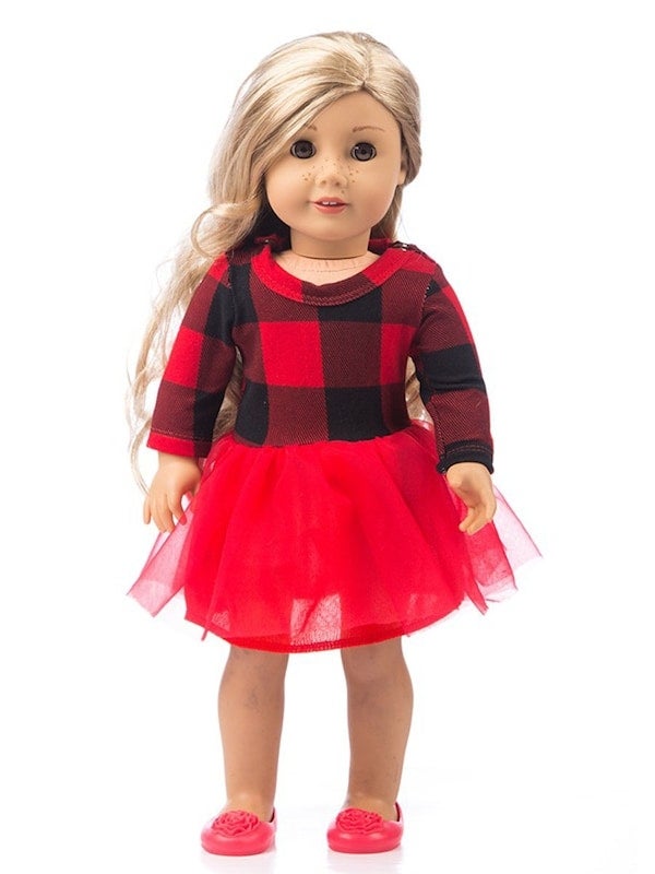 Long Sleeves Dress For 18-Inch Doll - Image 5