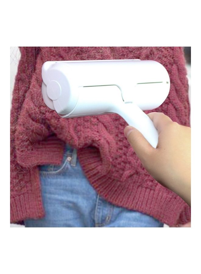 بكرة إزالة شعر الحيوانات الأليفة أحمر/أبيض 20x12سم - Image 4