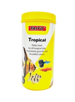 TAIYO Tropical Flake Fish Food Multicolour 100grams  - Image 1