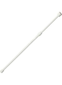 Generic Telescopic Tension Extendable Curtain Rod White 