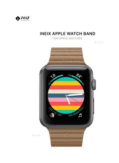 INEIX Replacement Band For Apple Watch Brown  - Image 2
