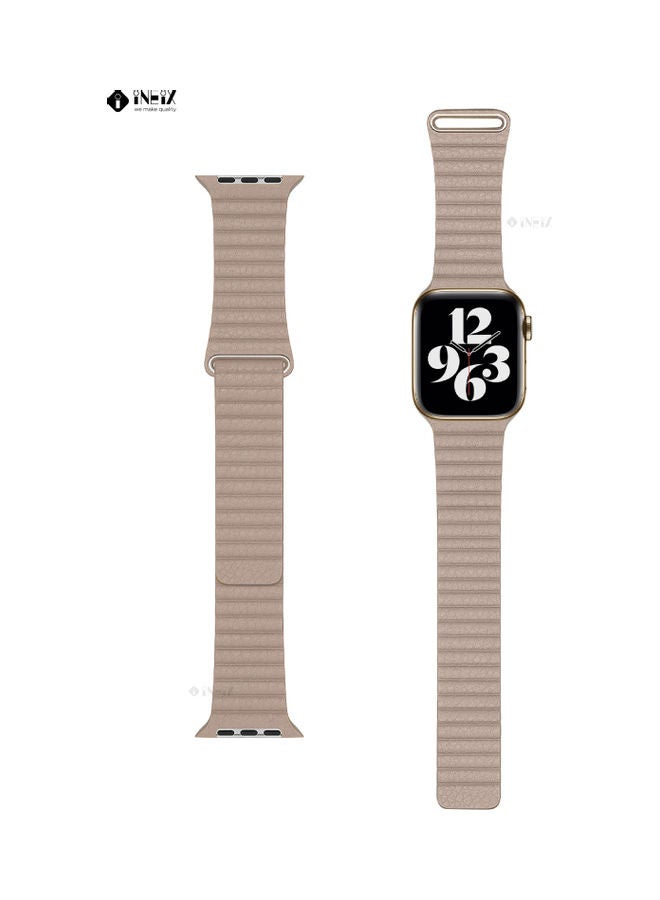 INEIX Replacement Band For Apple Watch Beige  - Image 3