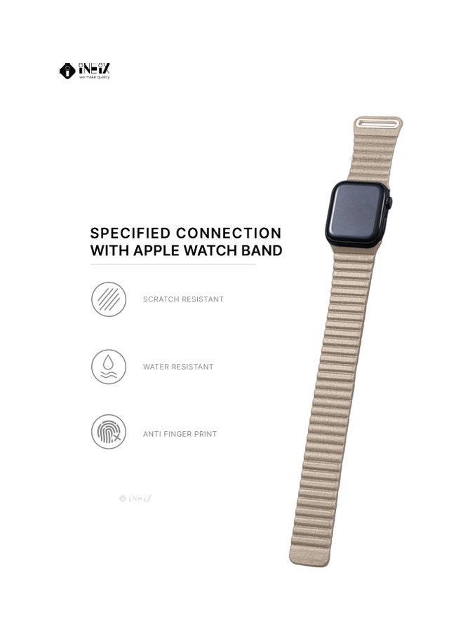 INEIX Replacement Band For Apple Watch Beige  - Image 5