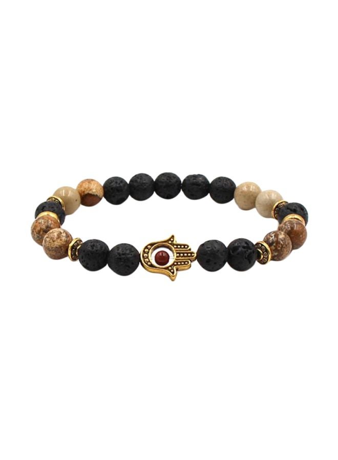 Sharpdo Elastic Beaded Palm Bracelet 