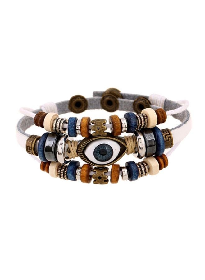 سوار خرزي مُتعدد الطبقات قابل للتعديل بشكل عين