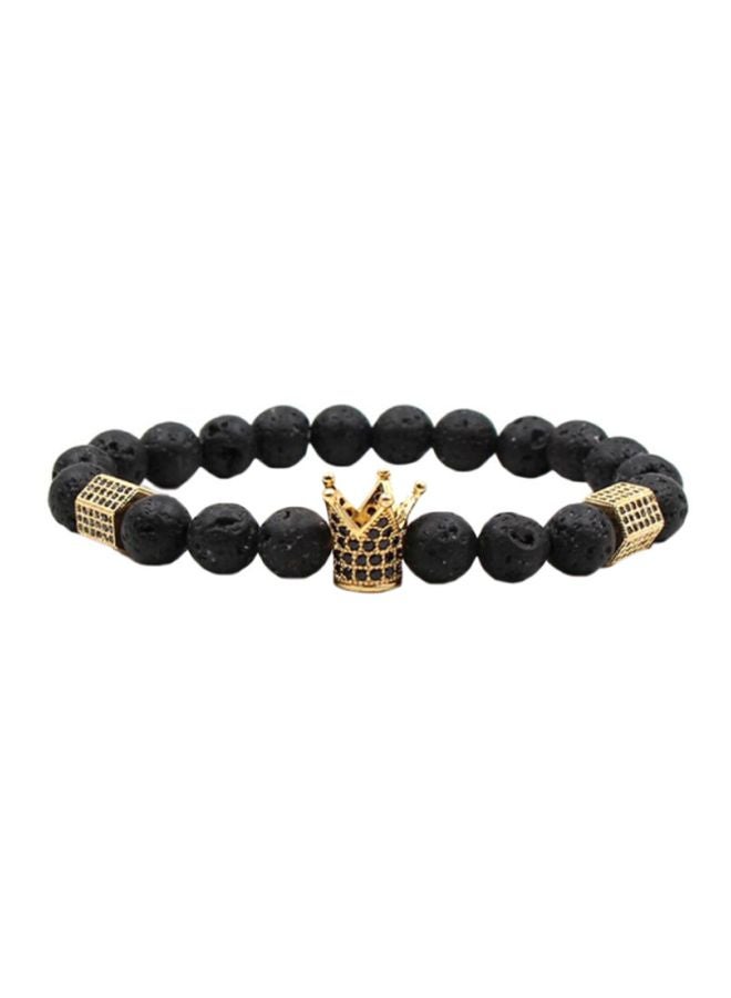 سوار من الخرز الصناعي بتصميم مطاطي