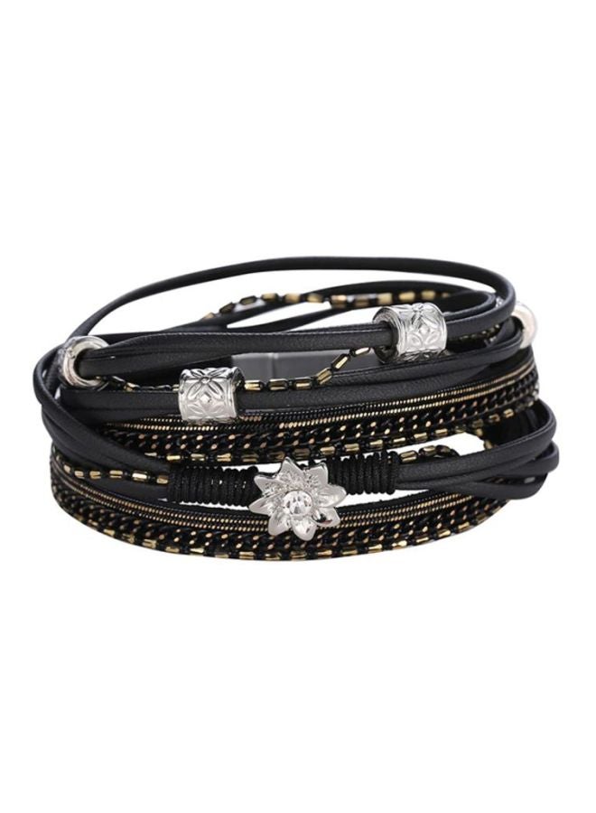 PU Leather Multiple Layer Wrap Bracelet