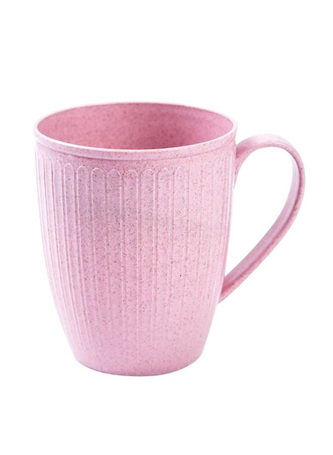 Bluelans Mug Shape Toothbrush Holder Pink 10.5x8.5cm
