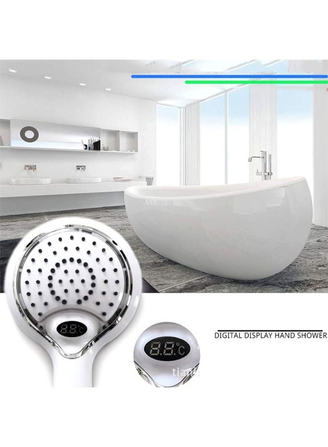 سيثيريا فوهة دش استحمام تصدر ضوء LED أبيض  - Image 2