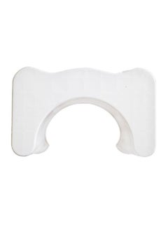 CYTHERIA Antiskid Bathroom Toilet Stool White 47 x 32 x 21centimeter 