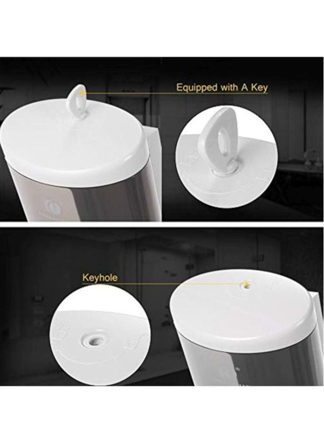 ANSELF Wall Mounted Soap Dispenser Silver 200ml - Image 5