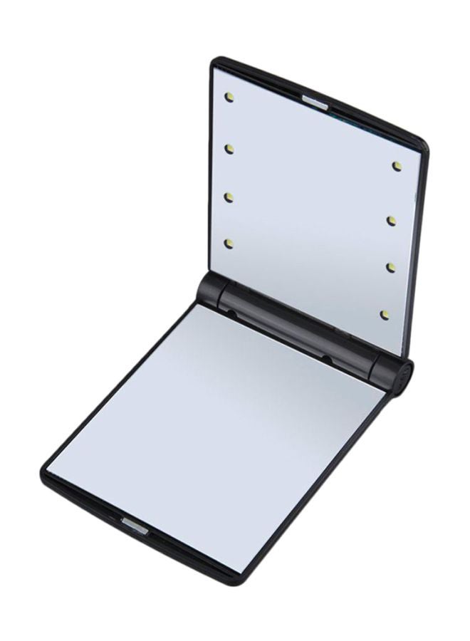 OUTAD LED Foldable Makeup Mirror Black 110x11x85mm  - Image 1