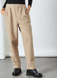 SELECTED FEMME Teddy Pants Tigers Eye  - Image 1