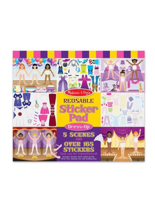 Melissa & Doug Reusable Sticker Pad - Dress-Up  - Image 2