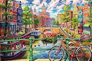 KS Games Puzzle 1500 Pcs A Colourful City 68 x 96cm  - Image 2