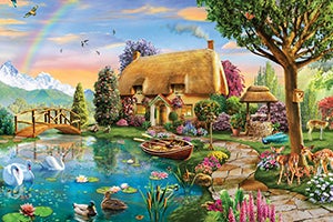 Puzzle 2000 Lakeside Cottage - v1612382292/N43909646A_2