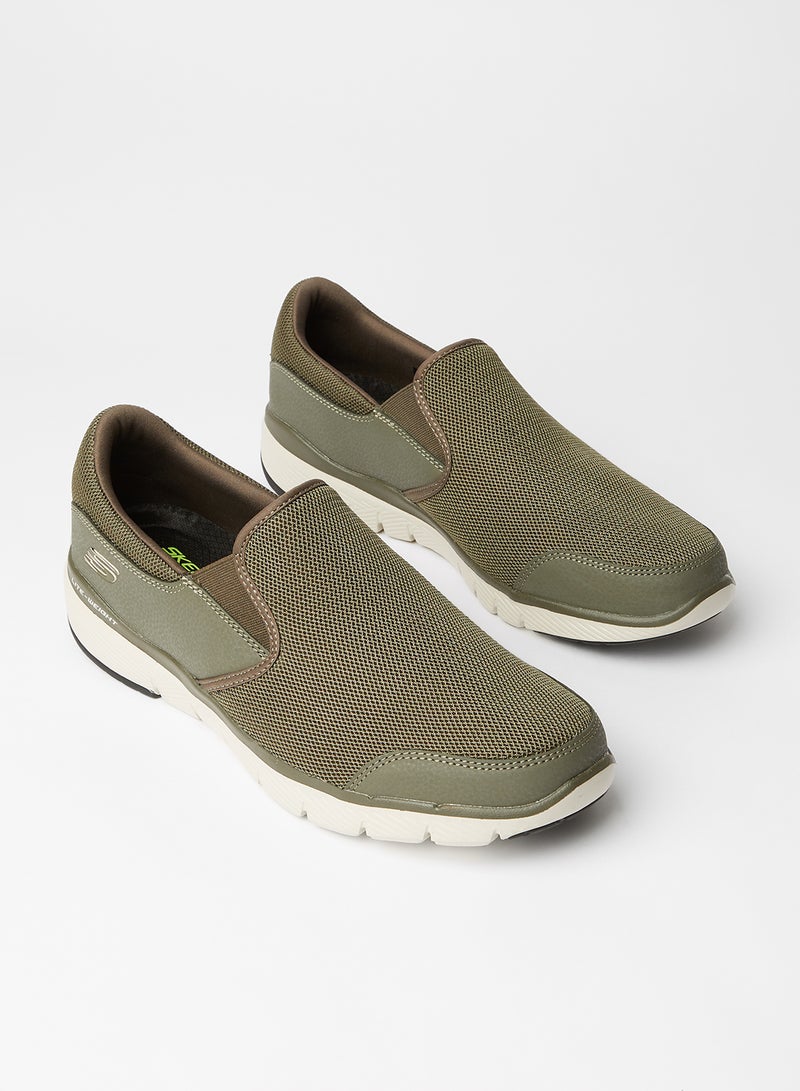 SKECHERS - Flex Advantage 3.0 Slip-Ons Olive - Image 1