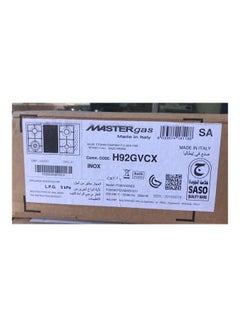 MASTERgas 4 Burner Gas Stove HH92GVCX Silver/Black  - Image 3