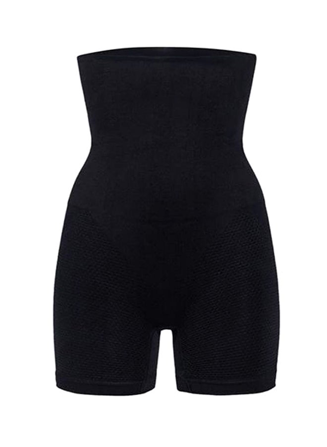 Glamroot - Women’s No Rolling Down Shapewear Body Shaper Tummy Control/Tummy Tucker High Waist Thigh Slimmer Shorts Panties Black - Image 1