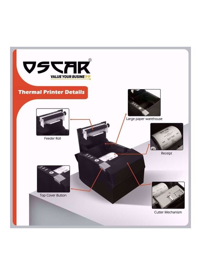 Oscar - Thermal Bill POS Receipt Printer Black - Image 1