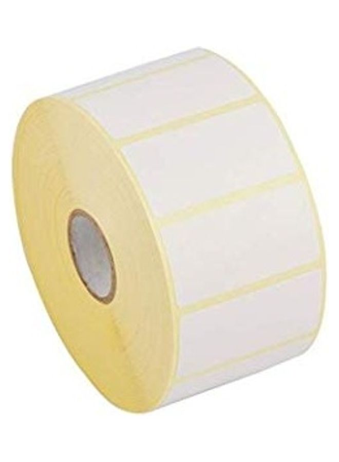 Oscar Sticker For Barcode Label Printer White - Image 1