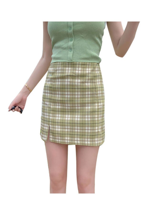 شورتات عالية الخصر اخضر فاتح - Image 1