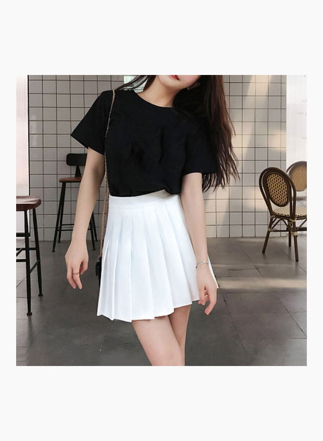 Generic - Waist Flared Skirt Light Grey - Image 1