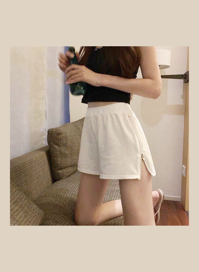 High Waist Short Pants White - Image 2
