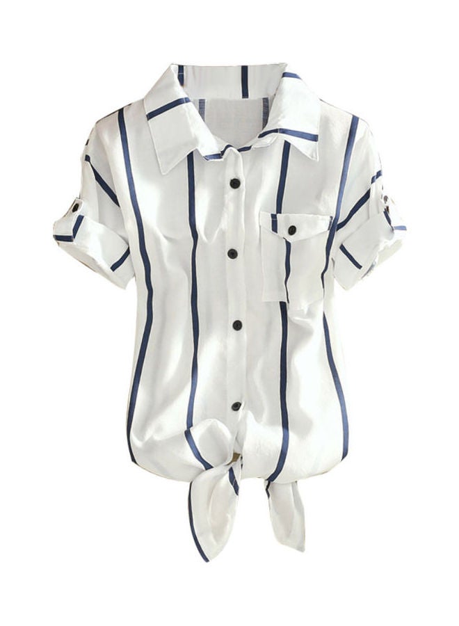 Striped Shirt White/Blue 