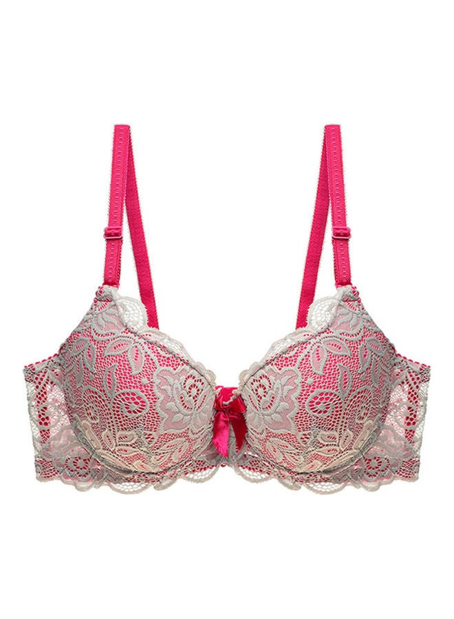 Lace Unpadded Bra Apricot 