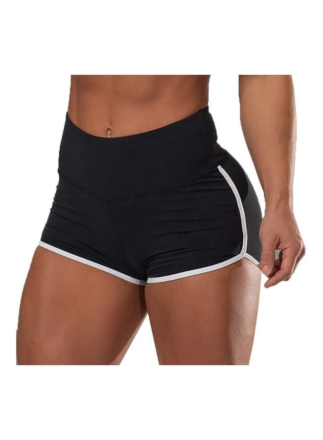 بنطال يوغا بقصة ضيقة . أسود - Image 1