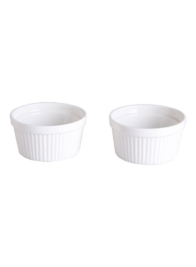 Shuer Set Of 2 Cake Bowls White 9.5x9.5x5cm - Image 1