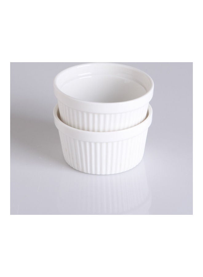Shuer Set Of 2 Cake Bowls White 9.5x9.5x5cm - Image 2