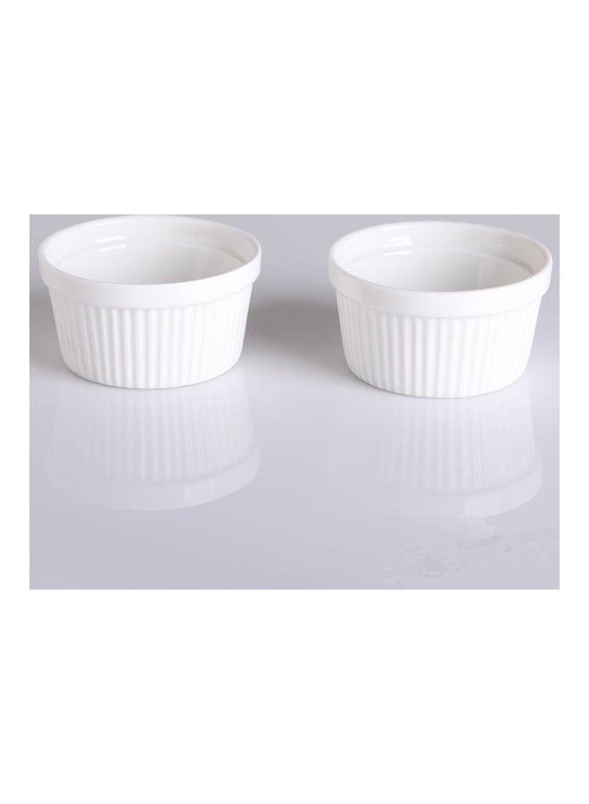 Shuer Set Of 2 Cake Bowls White 9.5x9.5x5cm - Image 3