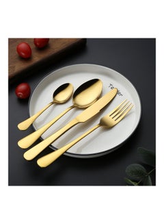 Sunhome 4-Piece Stainless Steel Cutlery Set Gold  - Image 1