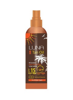 Luna Sun Tan Oil Spf 15 Spray Multicolour 130ml 