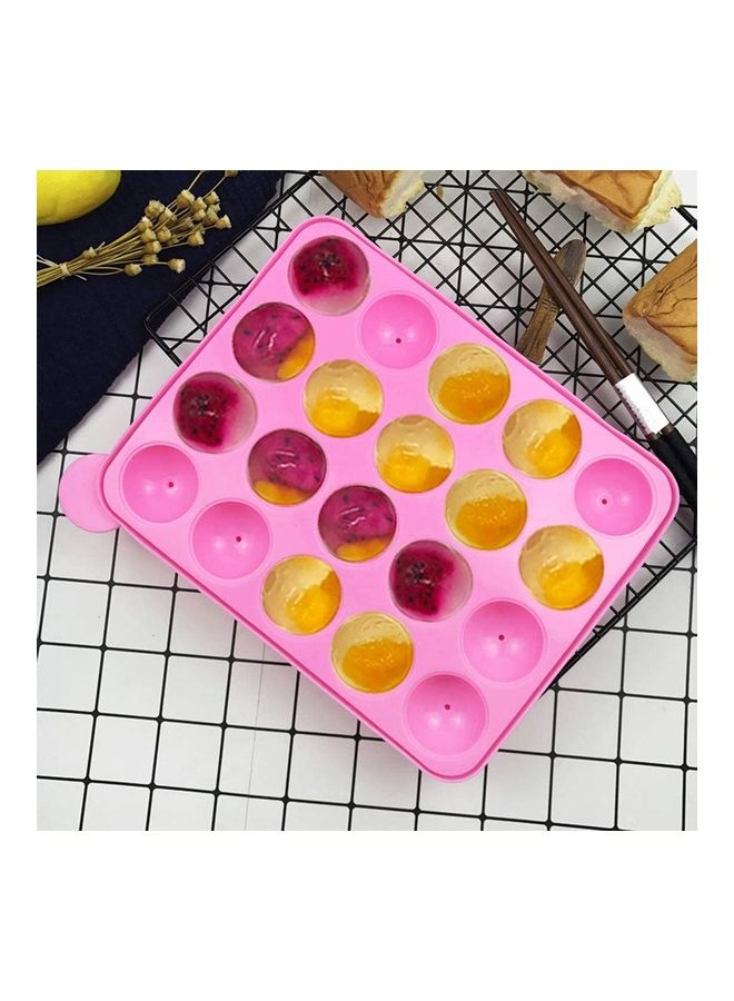 ZENHOME Silicone Lollipop Mould Pink 22.5x18.3x4cm - Image 3