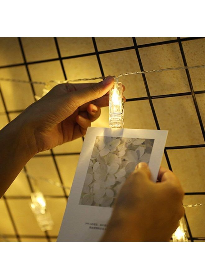 LED Photo Clips String Light Warm 5.5x1.9cm