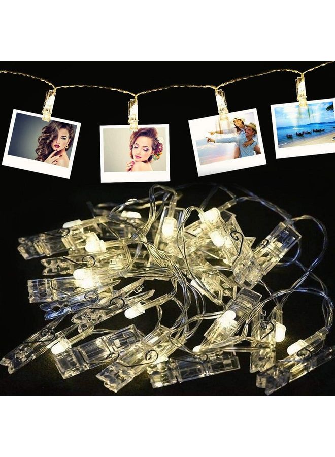 LED Photo Clips String Light Warm 5.5x1.9cm