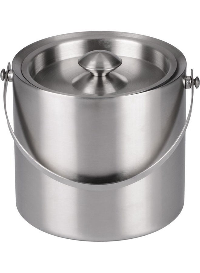 Stainless Steel Insulation Ice Bucket Silver - Image 1