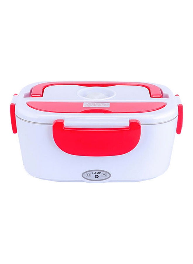 Portable Electric Lunch Box White/Red - Image 1