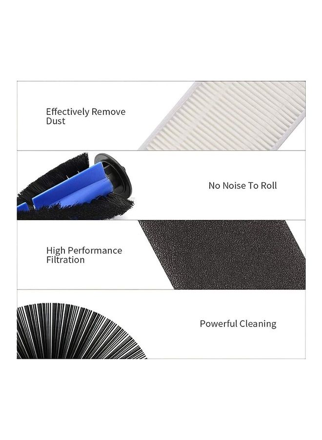 Vacuum Cleaner Rolling Brush Kit For Eufy Robovac 11S/Robovac 15T/Robovac 30/30C/Robovac 15C filter-001 Blue/White/Black  - Image 2