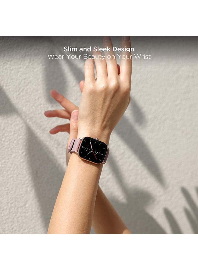 Amazfit - GTS 2e Smartwatch With 24 Hours Heart Rate And SPO2 Monitor Lilac Purple - Image 1